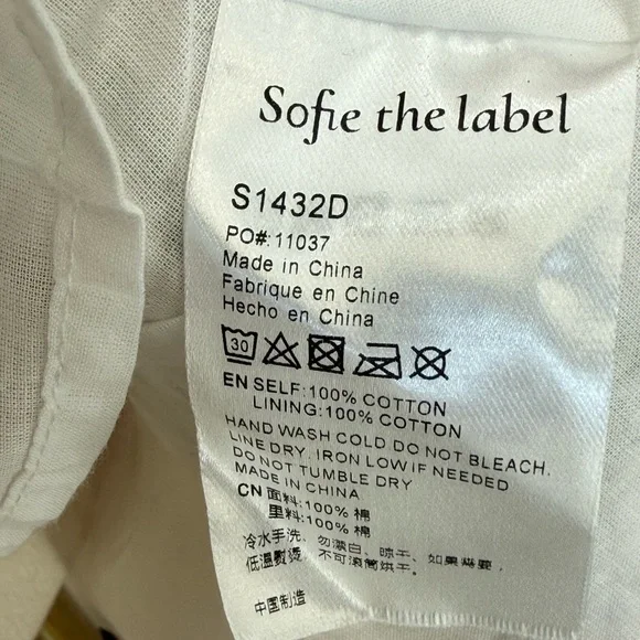 Sofía The Label Floral Cut-Out Maxi Cream Pastel Print Deep V Boho Summer Dress - Picture 15 of 16